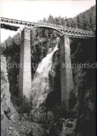 11825200 Zermatt VS Viadukt Gornergratbahn Wasserfall Findelnbach  - Other & Unclassified