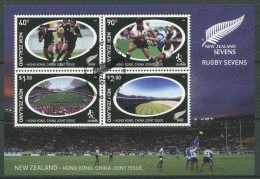 Neuseeland 2004 Rugby Sevens Spieler Stadion Block 167 Gestempelt (C25707) - Blocks & Kleinbögen