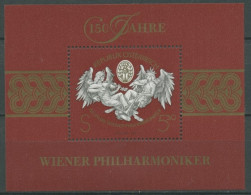 Österreich 1992 150 Jahre Wiener Philharmoniker Block 11 Postfrisch (C16468) - Blocs & Feuillets