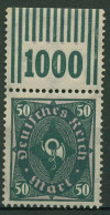 Deutsches Reich 1922 Posthorn, Walzendruck 209 W A OR 0'6'0/2'9'2 Postfrisch - Unused Stamps