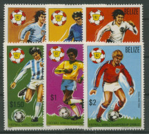 Belize 1981 Fußball-WM Spanien Spieler 614/19 Postfrisch - Belize (1973-...)