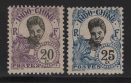 Indochine - N°47 + 48 - Cote 16.50€ - * Neufs Avec Charniere - Unused Stamps