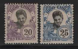 Indochine - N°47 + 48 - Cote 16.50€ - * Neufs Avec Charniere - Nuovi