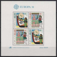 Portugal 1981 Europa CEPT Folklore Block 32 Postfrisch (C91031) - Blocs-feuillets