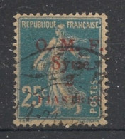 SYRIE - 1920 - N°YT. 37 - Type Semeuse 2pi Sur 25c Bleu - Oblitéré / Used - Usati