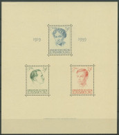 Luxemburg 1939 Regierungsjubiläum Der Großherzogin Block 3 Postfrisch (C90020) - Blocks & Sheetlets & Panes
