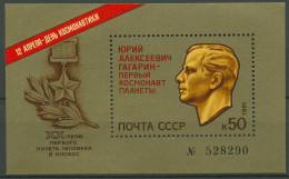 Sowjetunion 1981 Kosmonauten Juri Gagarin Block 150 Postfrisch (C94809) - Blocs & Feuillets