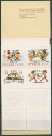 Schweden 1983 Weihnachten Postkarten Markenheftchen MH 95 Postfrisch (C60593) - 1981-..