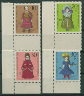 Bund 1968 Wohlfahrt: Puppen 571/74 Ecke 3 Unten Links Postfrisch (E859) - Unused Stamps