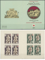 Frankreich 1967 Rotes Kreuz Markenheftchen 1607/08 MH Postfrisch (C96361) - Rotes Kreuz