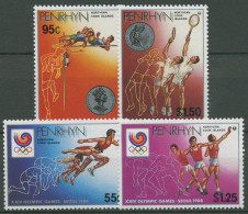 Penrhyn 1988 Olympische Spiele Seoul Tennis 483/86 Postfrisch - Penrhyn