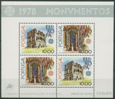 Portugal 1978 Europa CEPT Baudenkmäler Block 23 Postfrisch (C91067) - Blocchi & Foglietti