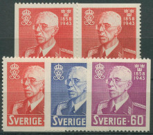 Schweden 1943 König Gustav V. 297/99 Postfrisch - Unused Stamps