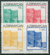 Aserbaidschan 1992 Mädchenturm Baku 75/78 Postfrisch - Azerbaïdjan