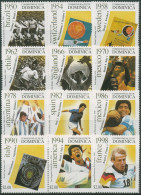 Dominica 2001 Fußball-WM Der Vergangenheit Plakate Spieler 3235/46 Postfrisch - Dominique (1978-...)