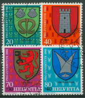 Schweiz 1981 Pro Juventute Wappen Gemeindewappen 1210/13 Gestempelt - Used Stamps