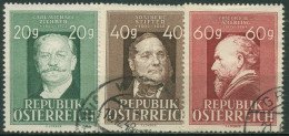 Österreich 1948 Künstler C.M. Ziehrer, A. Stifter, F. Amerling 855/57 Gestempelt - Used Stamps