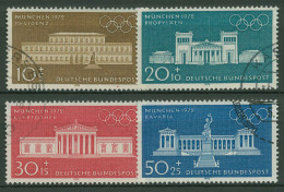 Bund 1970 Olympia'72 Sommerspiele München Bauwerke 624/27 Gestempelt - Usati