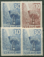 Schweden 1958 Bessemer-Stahl 441/42 Postfrisch - Neufs