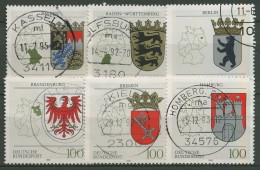 Bund 1992 Wappen Der Bundesländer 1586/91 Gestempelt - Gebraucht