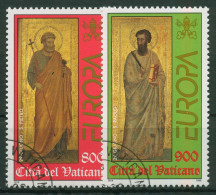 Vatikan 1998 Europa CEPT Feste & Feiertage Apostel 1242/43 Gestempelt - Gebruikt