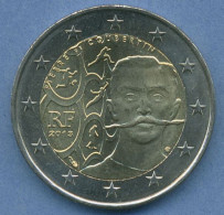 Frankreich 2 Euro 2013 Pierre De Coubertin, Vz/st (m4931) - France