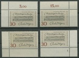 Bund 1968 Meistersinger Von Nürnberg 566 Alle 4 Ecken Postfrisch (E848) - Nuevos