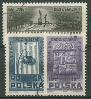 Polen 1962 Kampf Und Märthyrer Denkmäler 1303/05 Gestempelt - Used Stamps