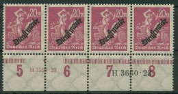 Dt. Reich Dienstmarke 1923 Lieg. Wasserzeichen D 75 Y HAN Postfrisch - Dienstzegels