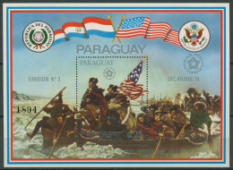Paraguay 1981 G. Washington überquert Fluss Block 364 Postfrisch (C80541) - Paraguay