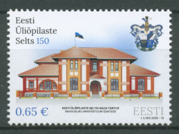 Estland 2020 Bauwerke EÜS-Korporationshaus Tartu 983 Postfrisch - Estonia