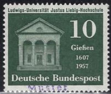 GERMANY(1957) Liebig Laboratory. MUSTER (specimen) Overprint. Scott No 768. - Altri & Non Classificati