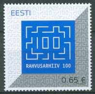 Estland 2020 100 Jahre Staatsarchiv 980 Postfrisch - Estonia