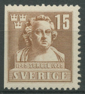 Schweden 1940 Bildhauer Johan Tobias Sergel 279 Dl Postfrisch - Unused Stamps