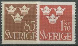 Schweden 1951 Freimarken Drei Kronen 361/62 Postfrisch - Nuovi