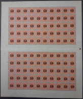 Württemberg Dienst 1923 Mit Aufdruck 188 Bogen Komplett Postfrisch (XXL80459) - Postfris