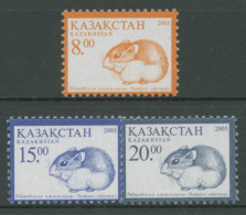 Kasachstan 2001 Tiere Roborowski-Hamster 318/20 II Postfrisch - Kazakhstan