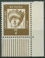 Bund 1961 Bedeutende Deutsche 348 Y W UR Ecke 4 Postfrisch - Ongebruikt