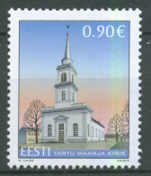 Estland 2022 Bauwerke Marienkirche Tartu 1033 Postfrisch - Estonie