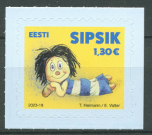 Estland 2023 Kindermarke Comicfigur Sipsik 1076 Postfrisch - Estland