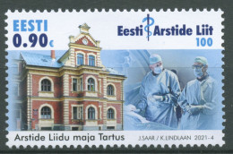 Estland 2021 100 Jahre Ärztekammer Tartu 1006 Postfrisch - Estland