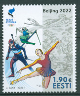 Estland 2022 Olympische Winterspiele Peking 1032 Postfrisch - Estonia