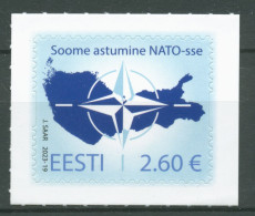 Estland 2023 Beitritt Finnlands Zur NATO 1077 Postfrisch - Estonia