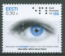 Estland 2021 100 Jahre Blindenverband 1026 Postfrisch - Estonia