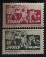 Syrie 1957 / Yvert N°85-86 / ** - Siria