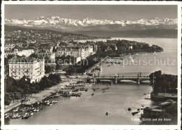 11822583 Zuerich Und Die Alpen Fliegeraufnahme Zuerich - Sonstige & Ohne Zuordnung