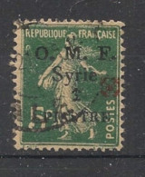 SYRIE - 1920 - N°YT. 50A - Type Semeuse 1pi Sur 5c Vert - Oblitéré / Used - Gebruikt