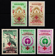 Kambodscha 356-360 Postfrisch #KX558 - Kambodscha