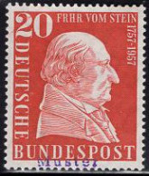 GERMANY(1957) Baron Vom Stein. MUSTER (specimen) Overprint. Scott No 776. - Other & Unclassified