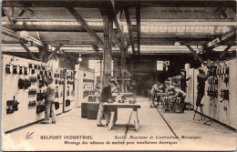 S16366 Cpa 90 Belfort Industriel - Montage Des Tableaux De Marbre ... - Belfort - Stadt